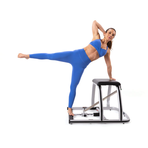 Peak Pilates MVe Fitness Chair (Single Pedal) — in-use lifestyle view