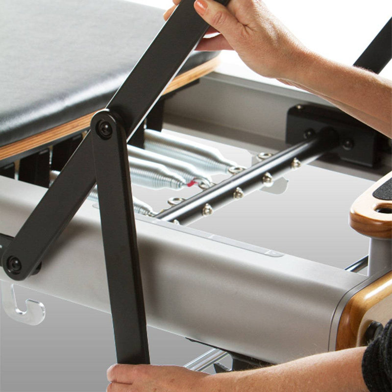 Peak Pilates fit Reformer with Long/Short Box — side view