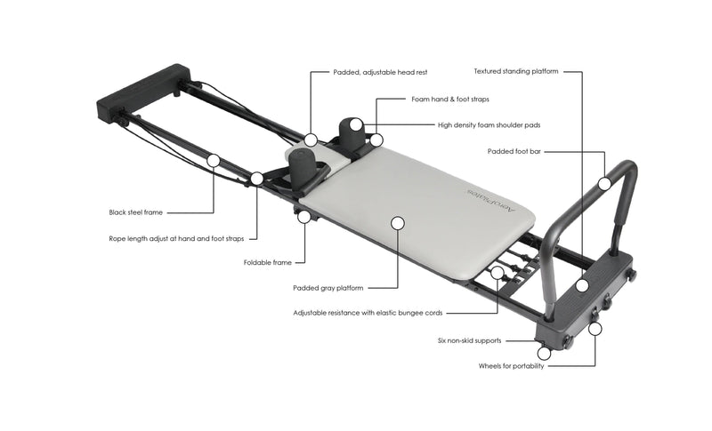 AeroPilates® 287 Pilates Reformer Machine AeroPilates