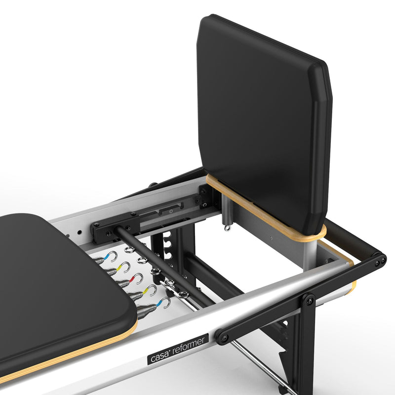 Peak Pilates Reformer Jump Board — attached to casa reformer