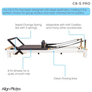 Align Pilates Leg Extensions for C8-S Pro Pilates Reformer Align Pilates