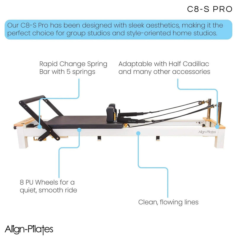 Align Pilates Leg Extensions for C8-S Pro Pilates Reformer Align Pilates