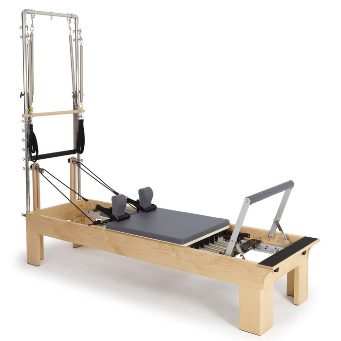 Elina Pilates Physio Wooden Reformer Machine with Tower Bundle