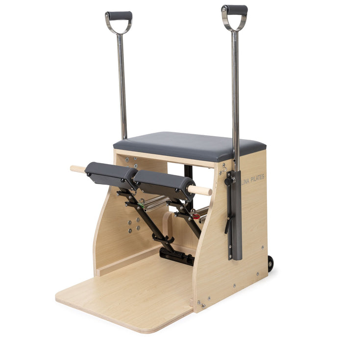Elina Pilates Wood Combo Chair with Handles